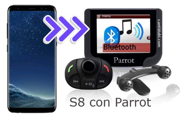 Problemas de conexión bluetooth Samsung S8 con parrot
