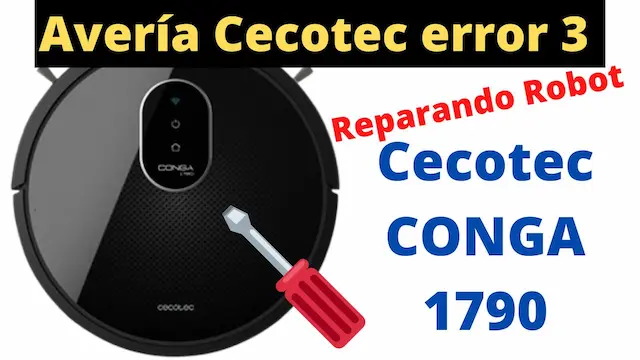 Imagen que muestra el titular: Averías Cecotec Conga 1790